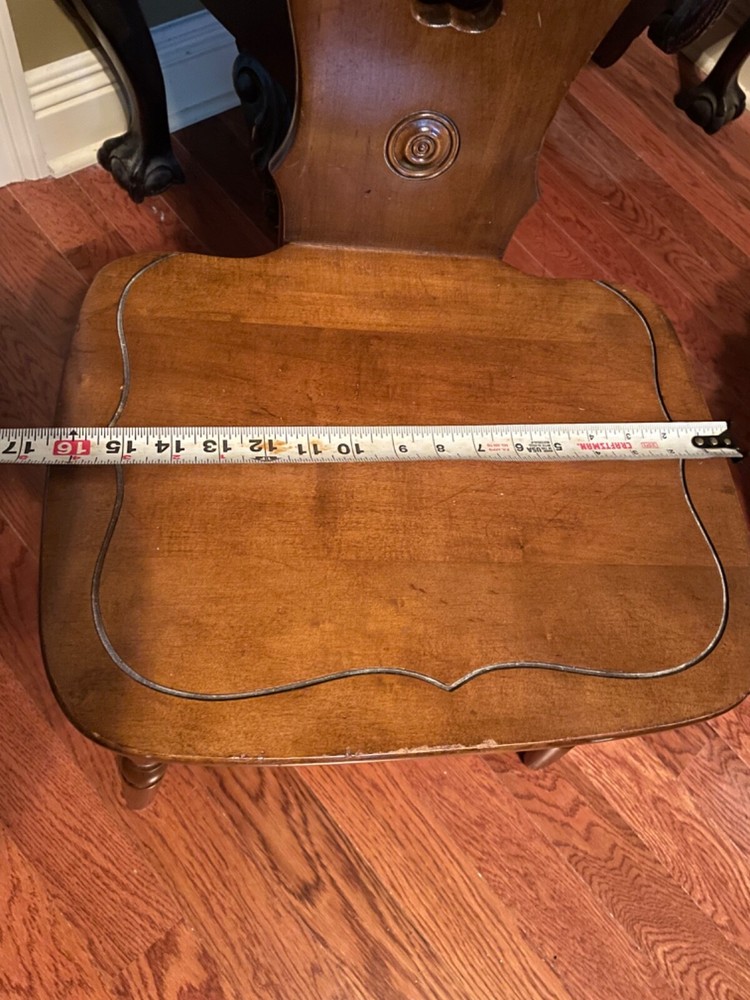 Mid Century Tyrolean Accent Chair, Saddle Clover