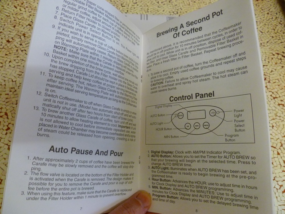 Vintage Melitta 12-Cup Digital Programmable Coffee Maker - ME12CDW