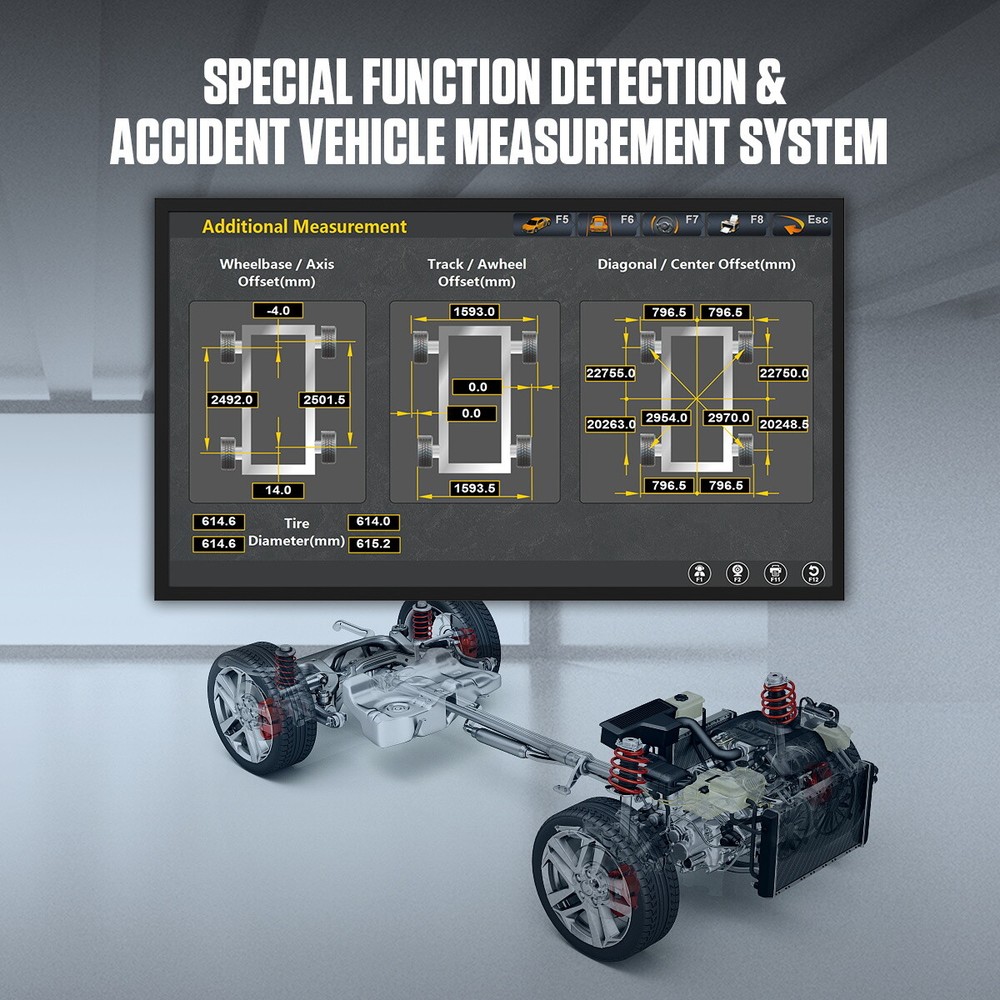 AUTOOL 3D Fully Automatic Wheel Alignment Machine Wheel Aligner High Precision