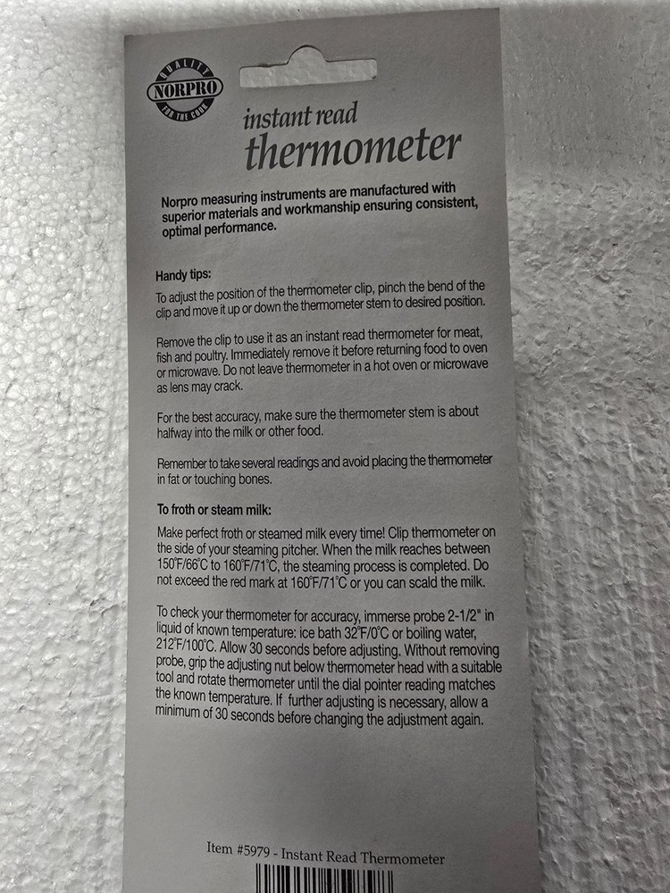 Norpro Instant Read Thermometer 5979