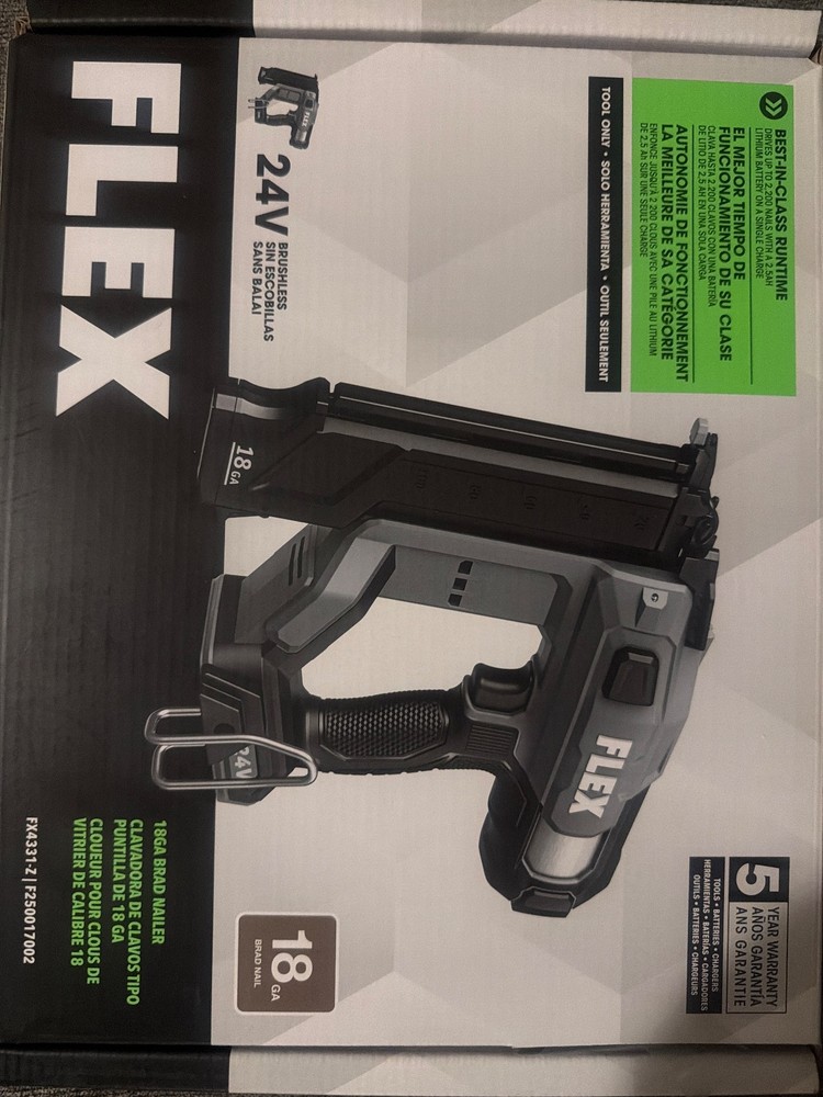 Flex 18ga. brad nailer