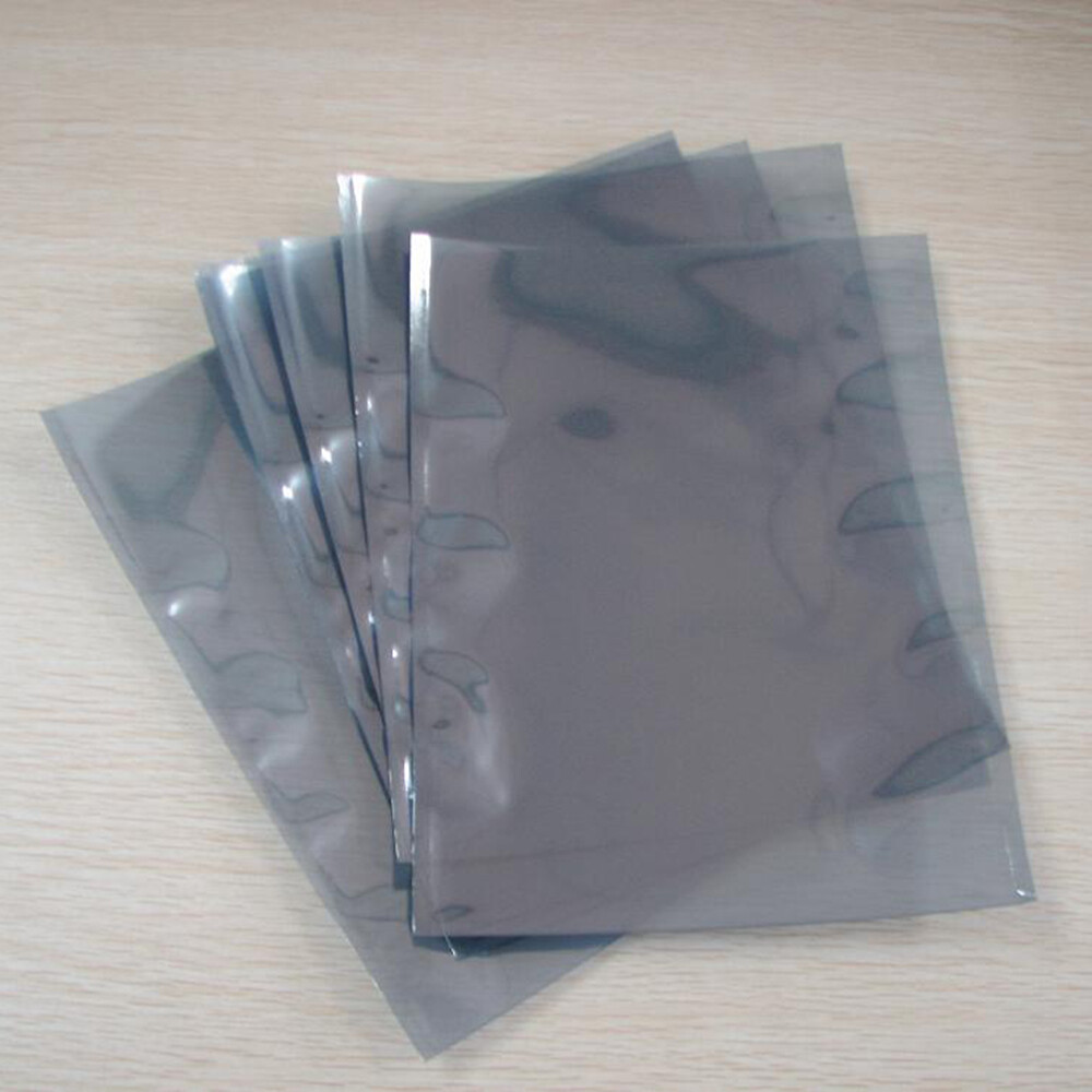 100pcs ESD Anti Static Open Ended Shielding Bags for Computer Accessories 2.7x6"