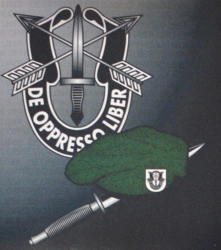 US Army Special Forces Mouse Pad 9" x 8"