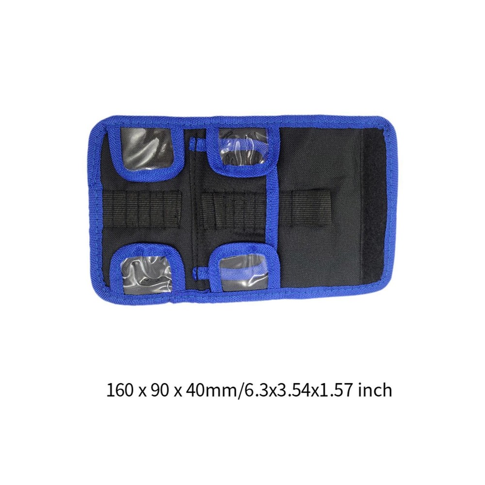 Bits Small Organizer Bag Oxford Case Lightweight Portable Practical Bits Storage