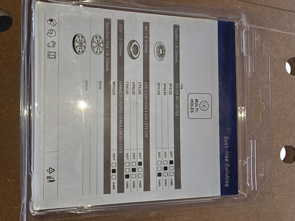 Festool 5" Hard Sander Backing Pad