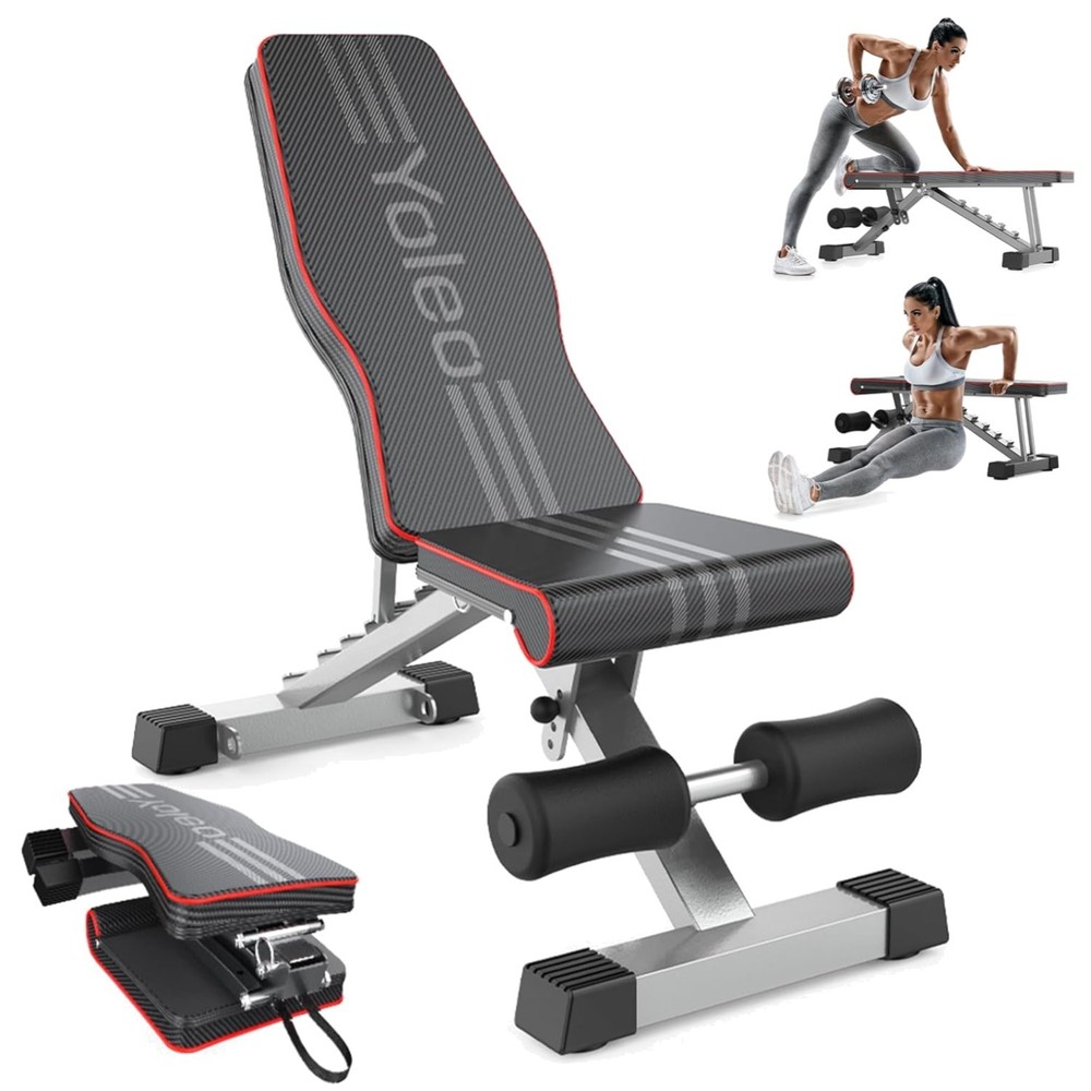 Versatile Incline Decline Flat Bench - Adjustable Options