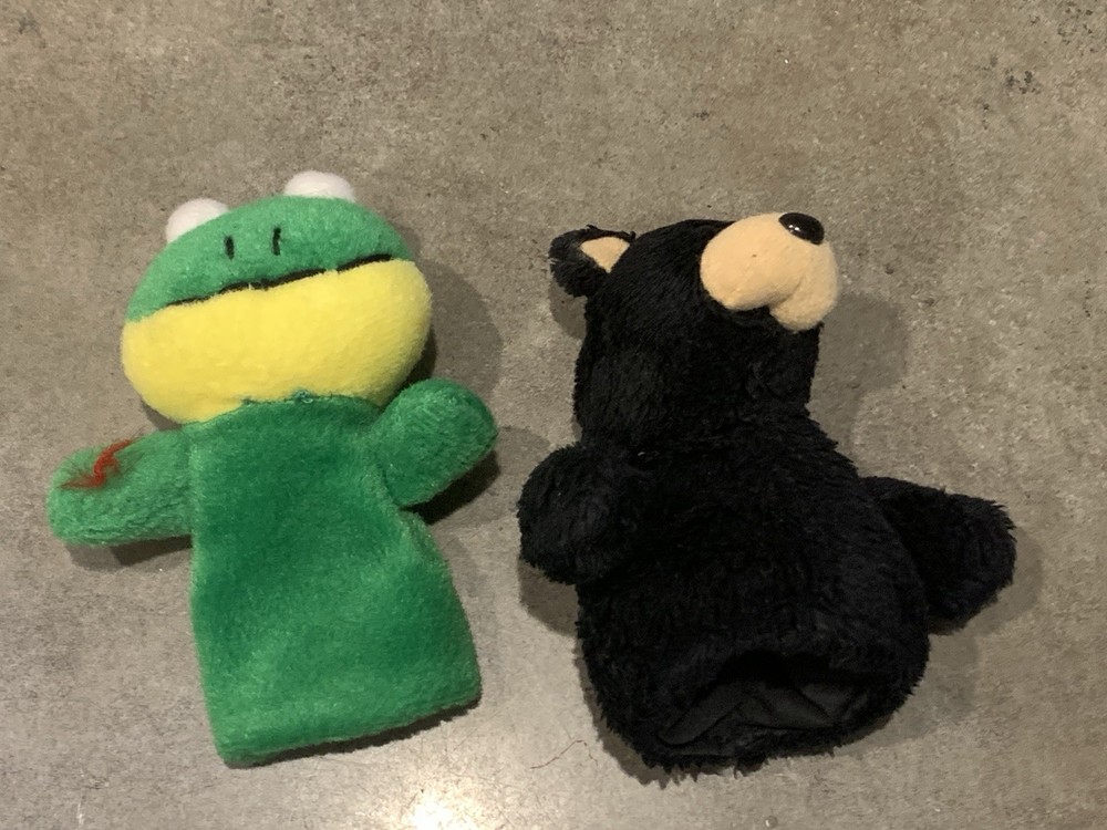 Bear And Frog Finger Puppets
