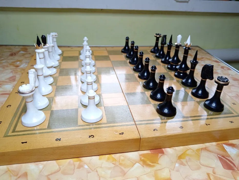 Vintage Carbolite Olympic Chess Set Soviet USSR