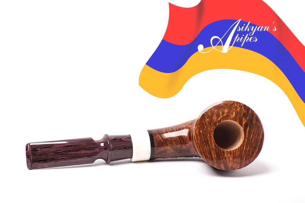 Asikyan Pipe#417/24 Dublin Smooth\Rusticated Hand Made