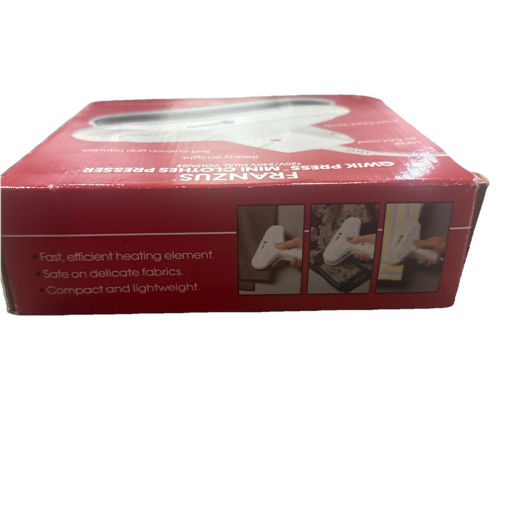 Travel Mini Clothes Presser Iron Qwik Press