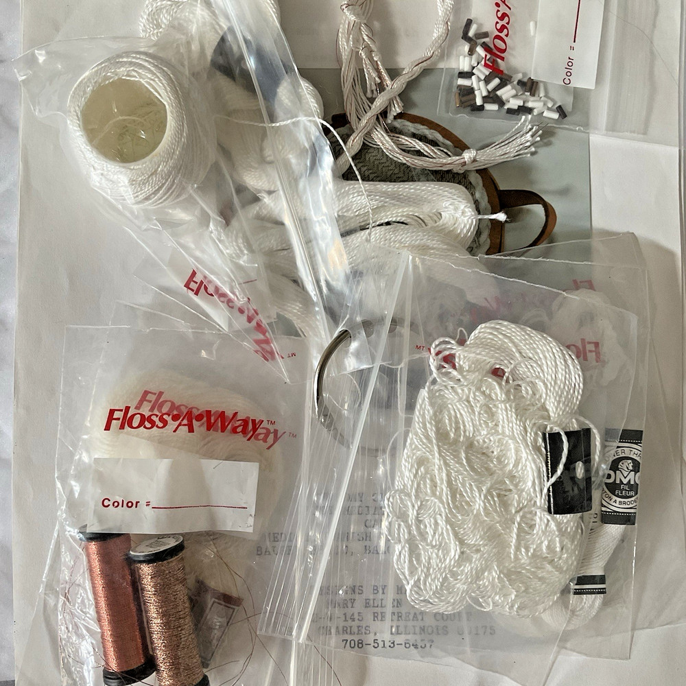 Mary Ellen Searcy Copper Dune Needlepoint Kit Chart Threads Includes Class Notes