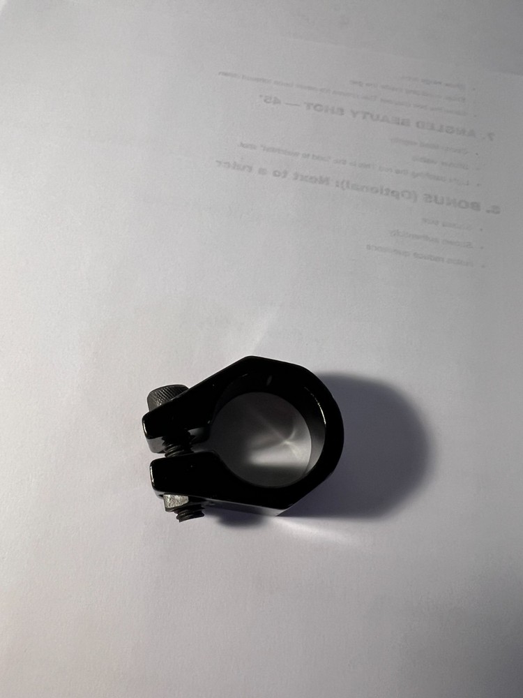 X‑Caliber Style Seat Post Clamp – Black – 28.4mm