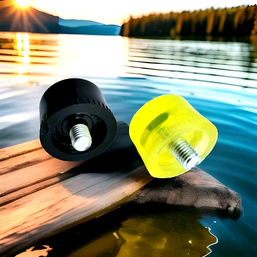 Pittsburgh 2pc  Soft Face Rubber  interchangeables For Replacement .black/yellow