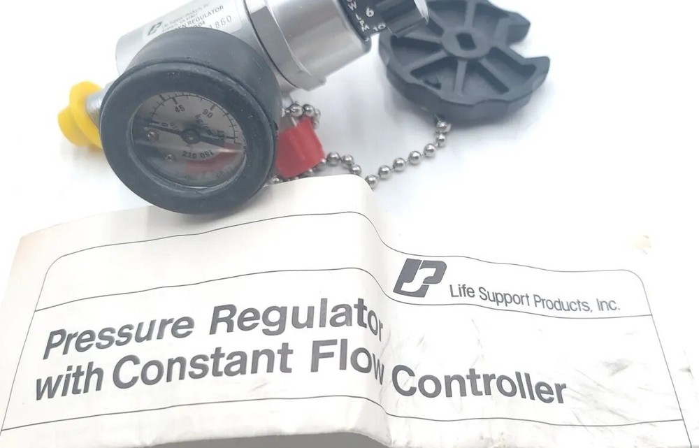 Oxygen Regulator Model 180-04 F-A 56 Pressure Regulator w Constant Flow Control