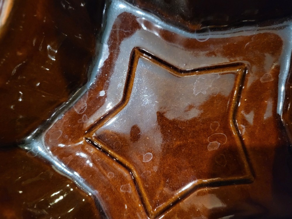 Vintage Star ceramic Mold for cakes or jello