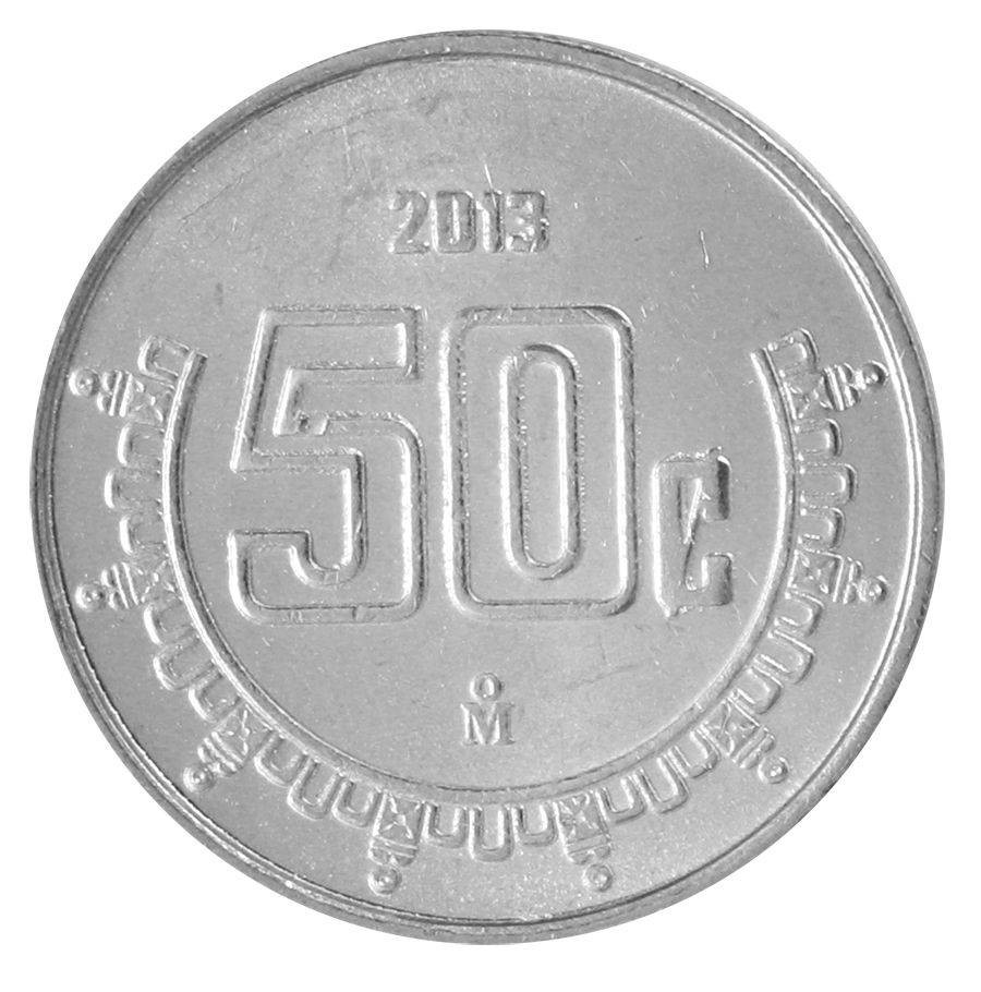 Mexico 50 Centavos, 2013, KM #936, Mint