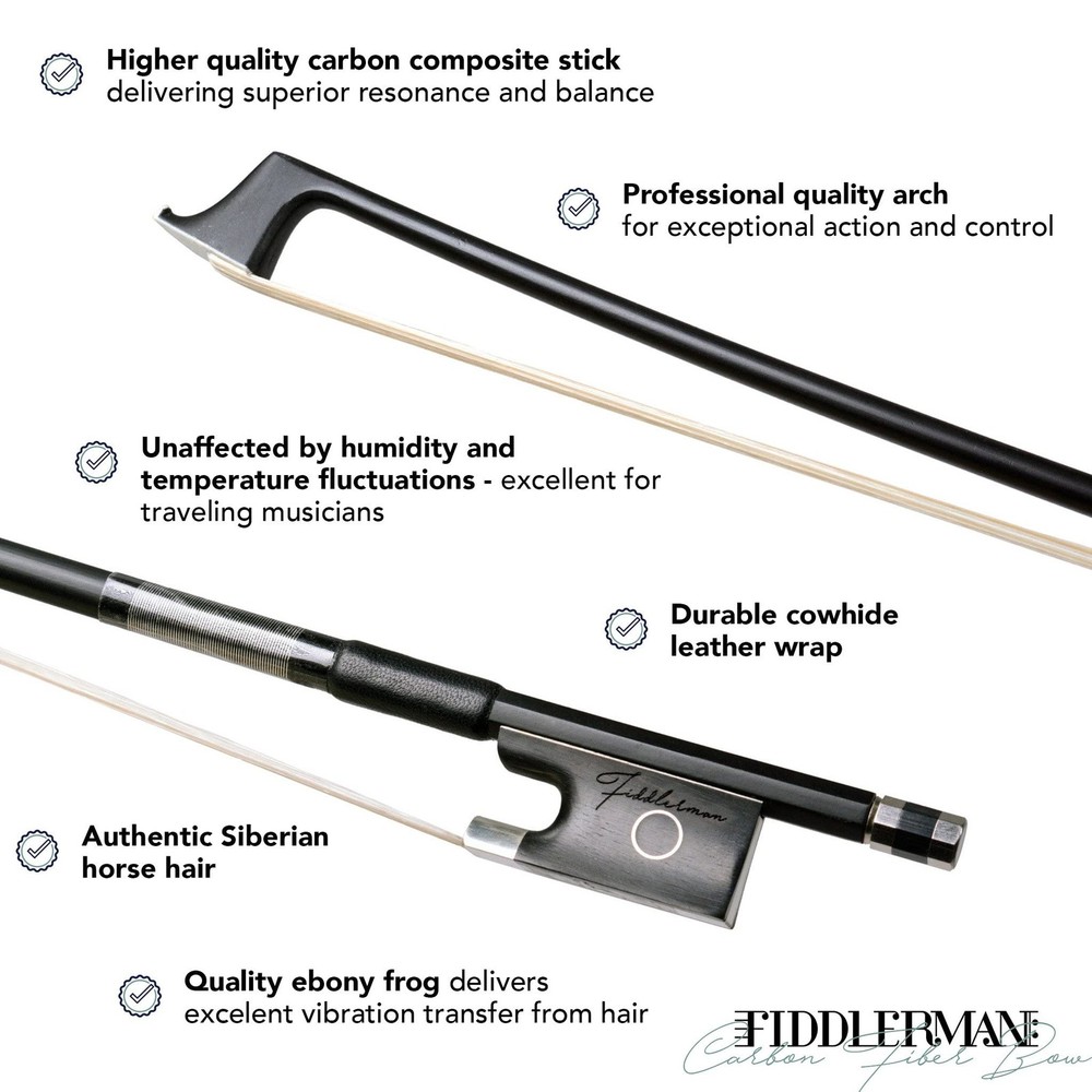 Carbon Fiber Violin Bow 3/4