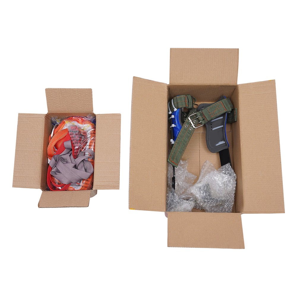 Tree Climbing Spike Set with Safety Belt & Adjustable Lanyard Rope