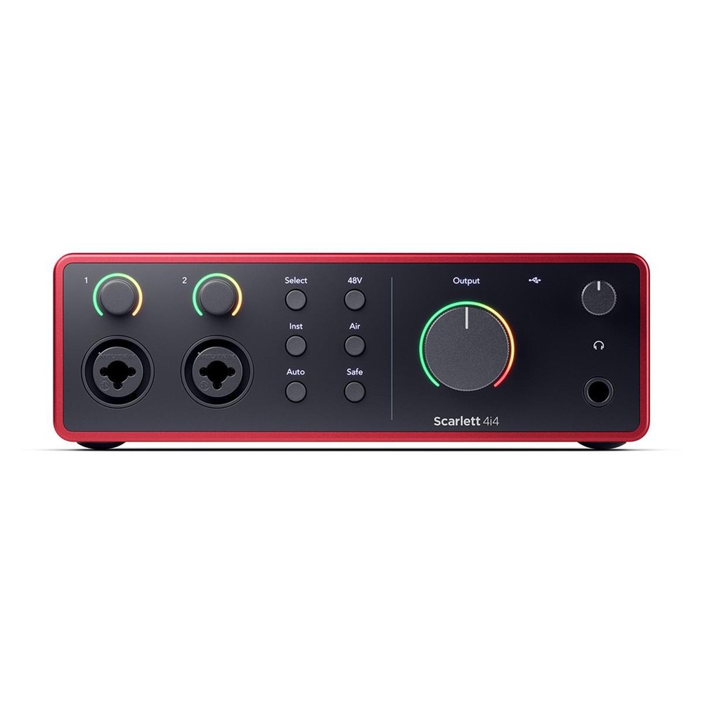 Focusrite Scarlett 4i4 4th Gen USB Interface with Software Suite