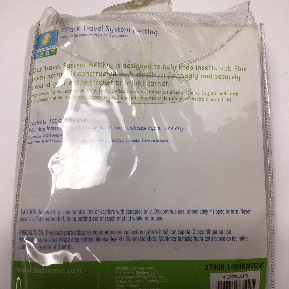 Especially For Baby 2 Pack Travel System Netting -Stroller net & Carrier net