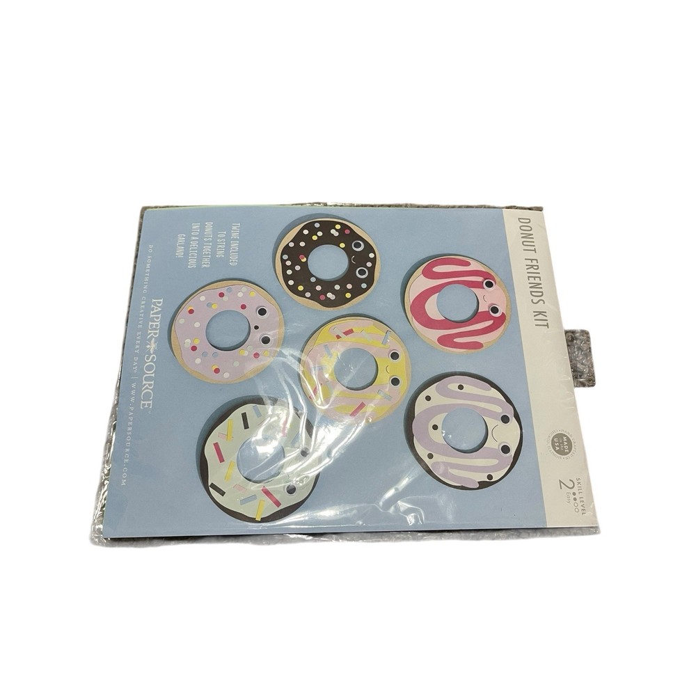 Paper Source DONUT FRIENDS KIT Singles Or Garland