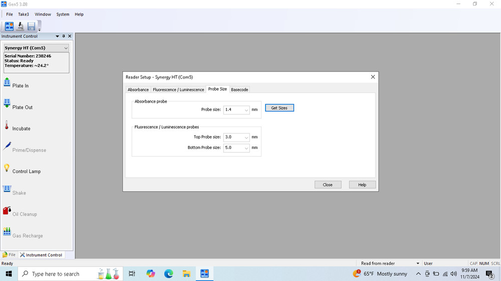 Biotek Synergy HT Multi-Detection Microplate Reader Validated with Warranty