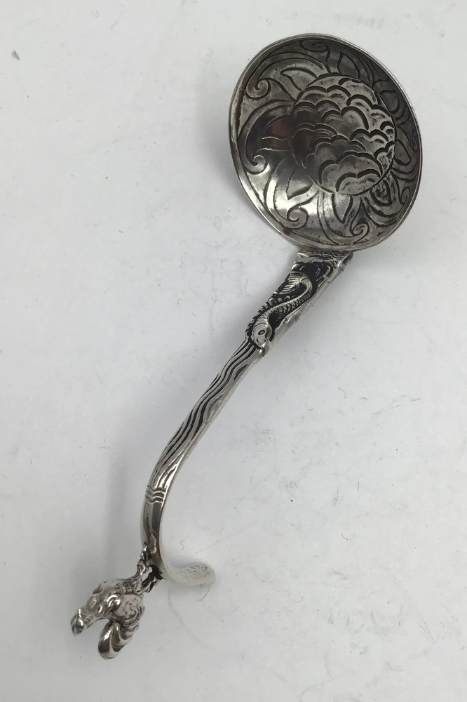 Danish ? Silver Ornamental Spoon
