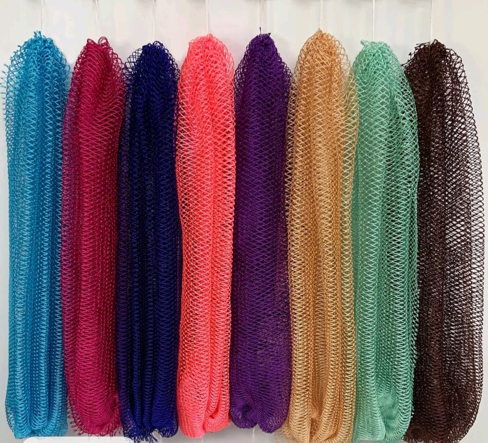 1p Authentic African Exfoliating Net Bath Sponge