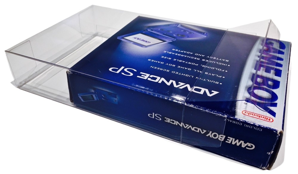 1 Box Protector For GAME BOY ADVANCE SP Console Boxes NTSC SIZE! Case Nintendo