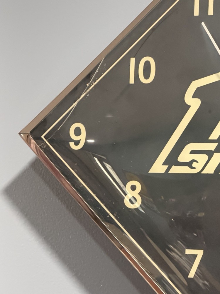 Snap-On Tools LED Diamond Shaped Bubble Clock 100th Anniversary Edition