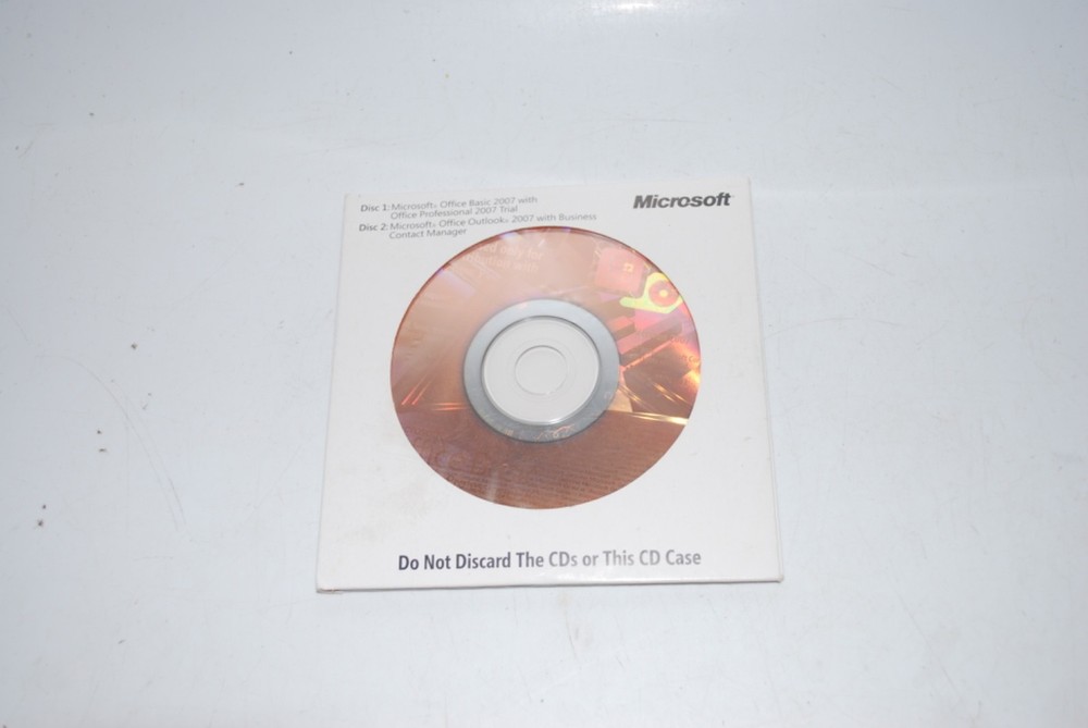 Microsoft Office 2007 Basic Edition BE Full English Version MS BRAND NEW SEALED