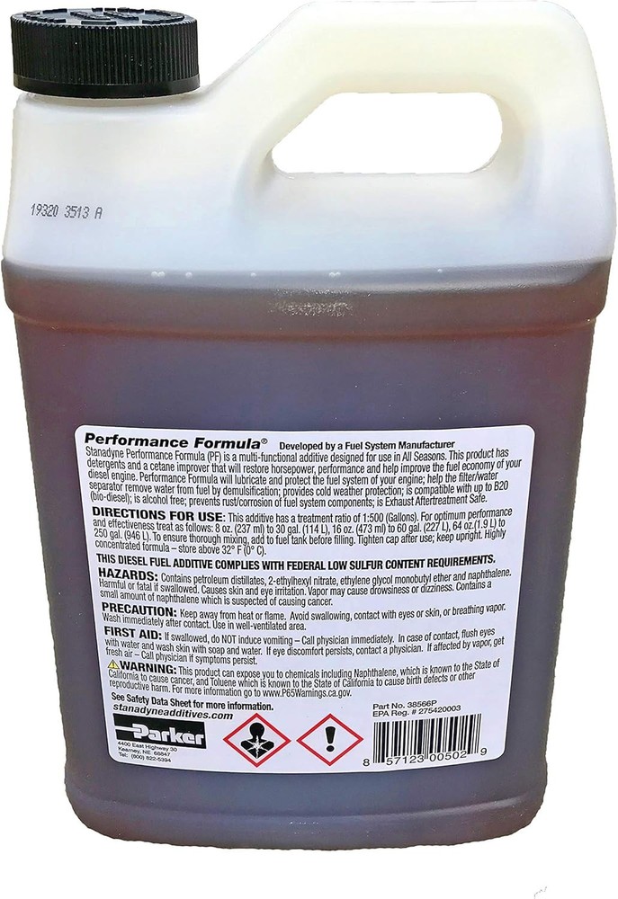 64 Ounce Diesel Fuel Additive for Improved Engine Performance & Efficiency