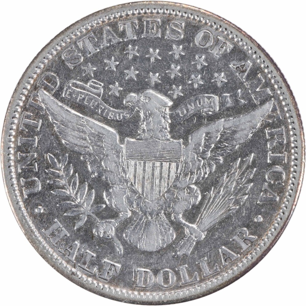 1904 Barber Silver Half Dollar VF Uncertified #306