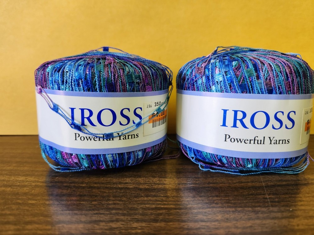 IROSS Powerful Yarns TWO Balls multi colored #4