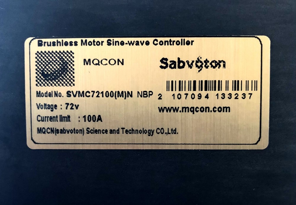 US stock:Sabvoton 72V 100A/150A programmable waterproof controller kit.