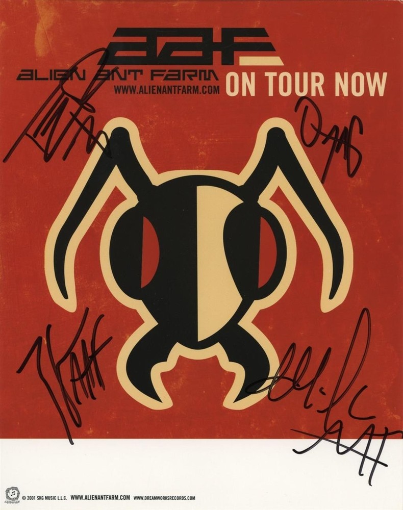 Alien Ant Farm- Signed Photograph by 4 Band Members