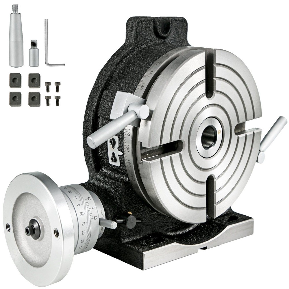 Horizontal Vertical 8in Precision Rotary Table 3MT Drilling Milling