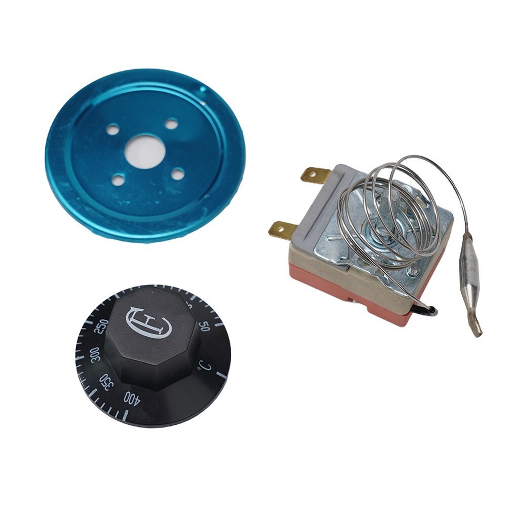 Electric Oven Thermostat Adjustable Temperature Controller Switch 50~400, 2-Pin