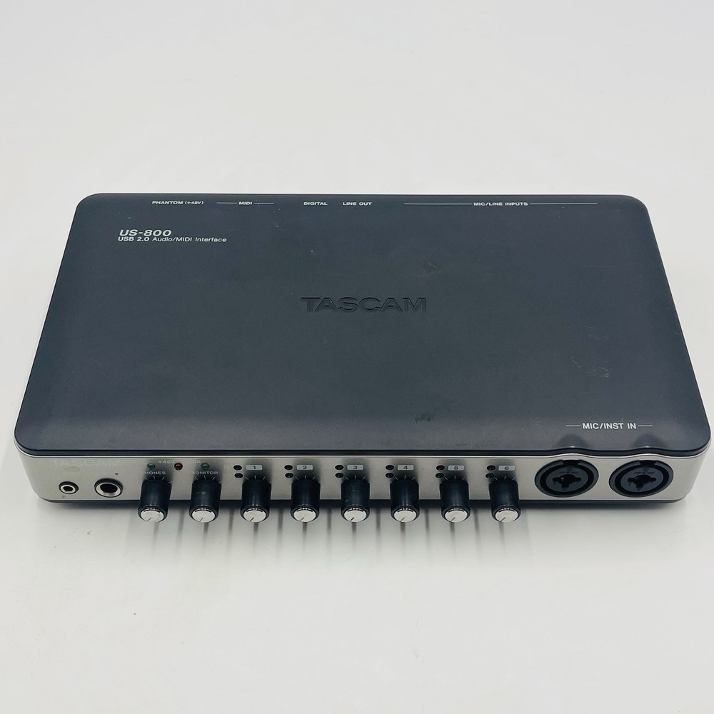 TASCAM US-800 USB 2.0 Audio Midi Interface With Box