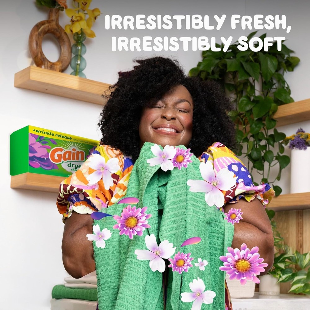 Gain Original Dryer Sheets, 120 Count.