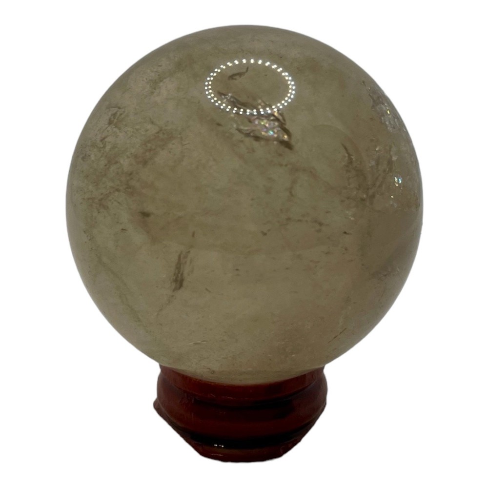Smoky Quartz Sphere with Rainbows