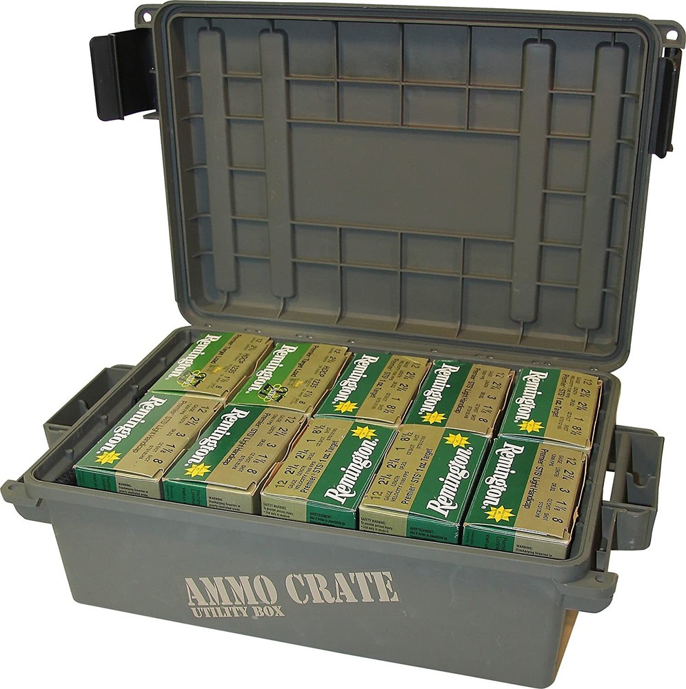 Military Ammo Box Plastic Mtm Storage Case Ammunition Utility Crate 65 Pounds