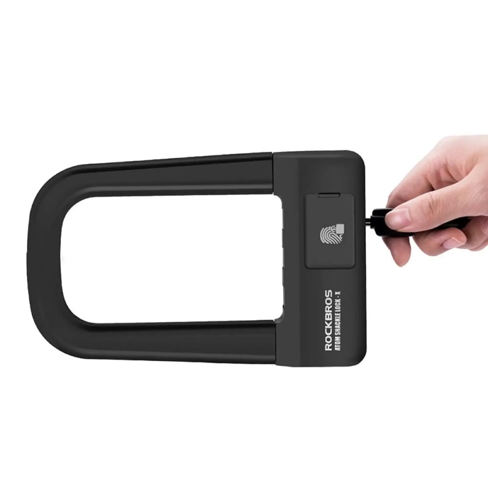 Rockbros Atom Shackle Lock-X FINGERPRINT SYSTEM