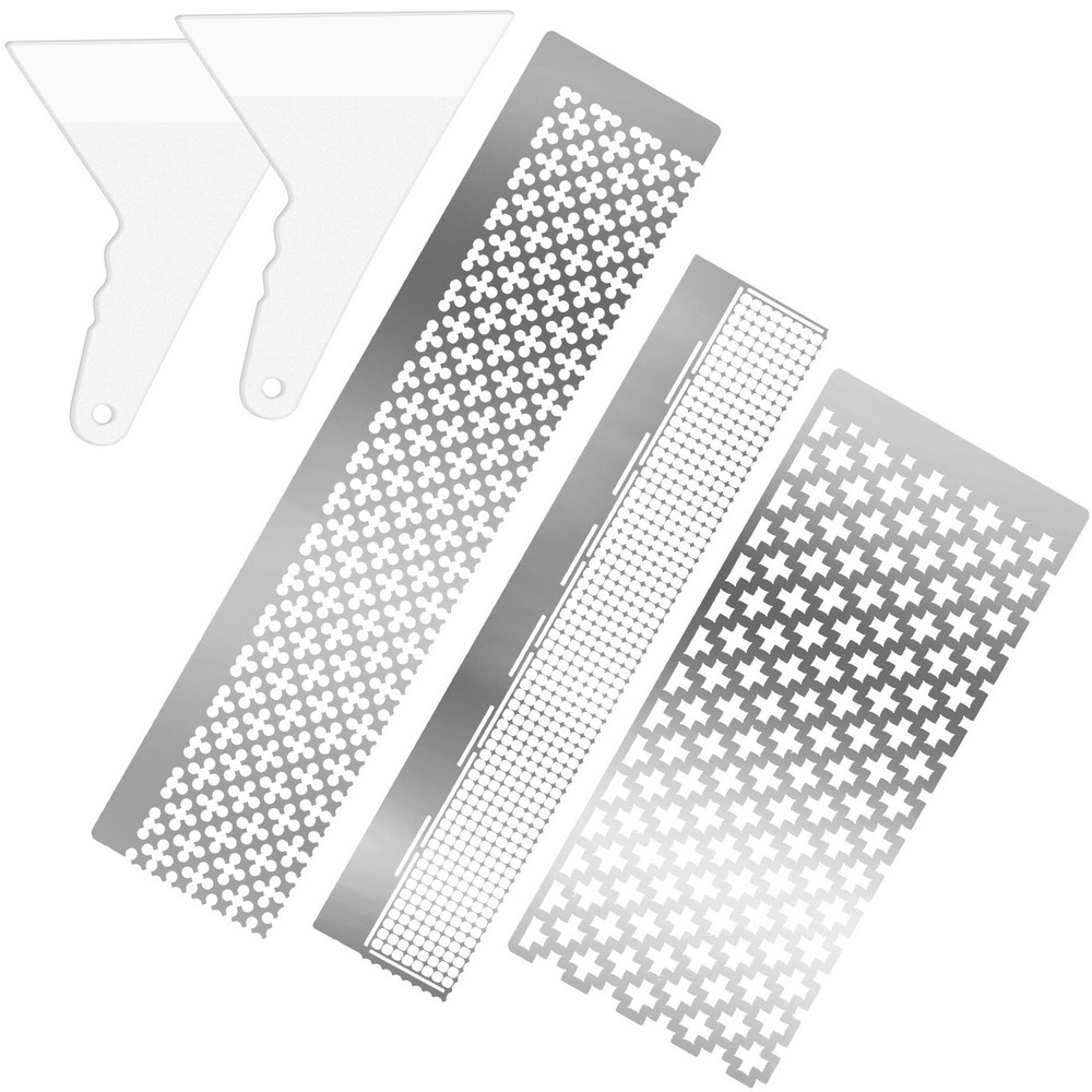 5pcs/set Drawing Ruler 5D Diamond Painting Tools Steel Dotting Drilling Tools