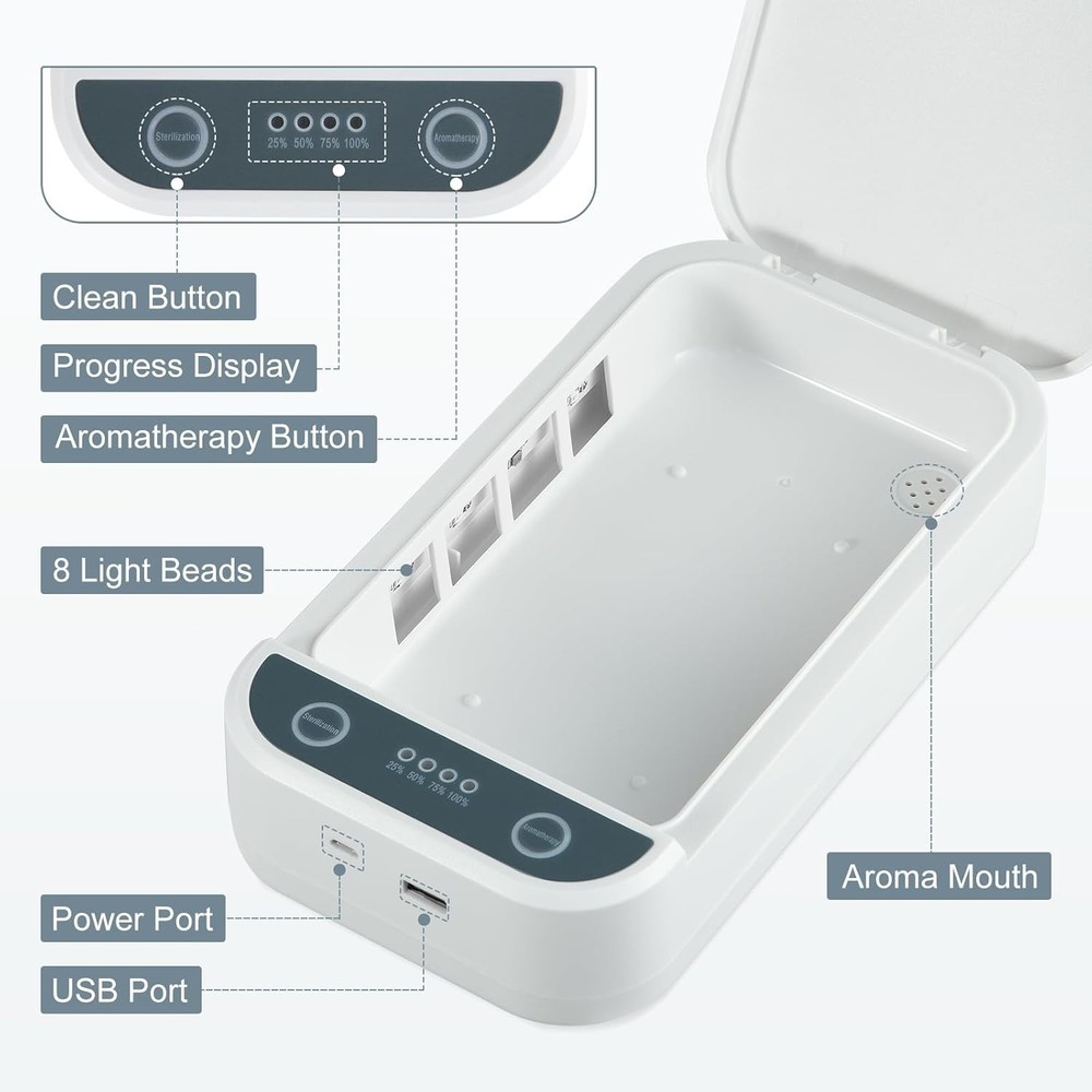 Efficient Nail Tool and Personal Item Sterilizer - Portable & Fast 5-Minute Use