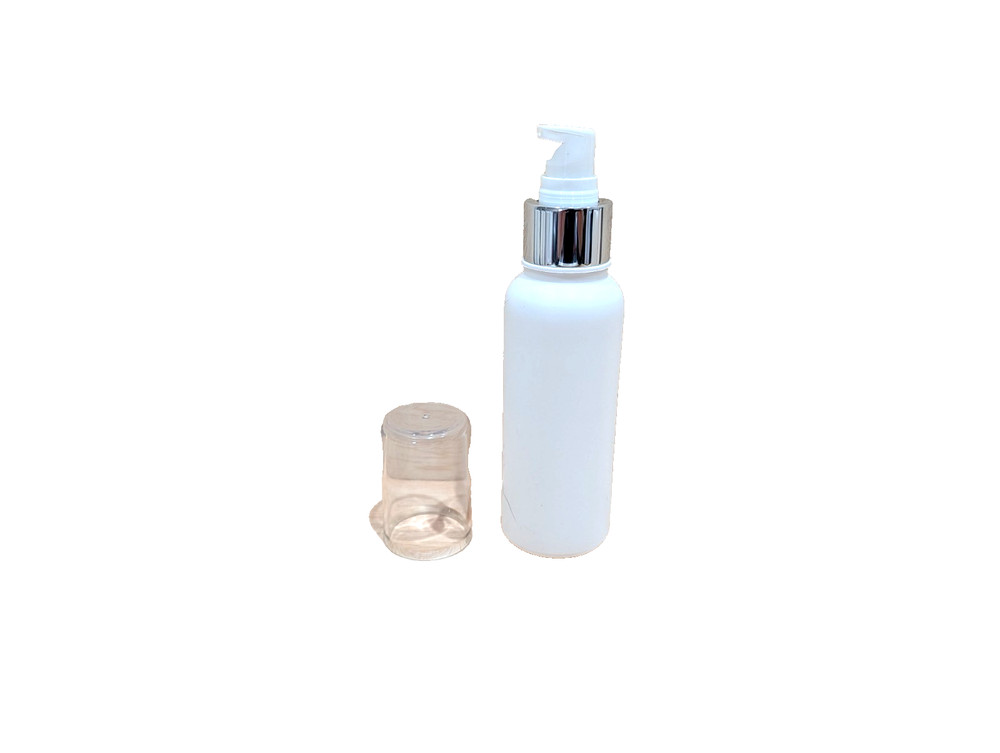 5 pcs, Lotion pump White plastic 3.5 oz