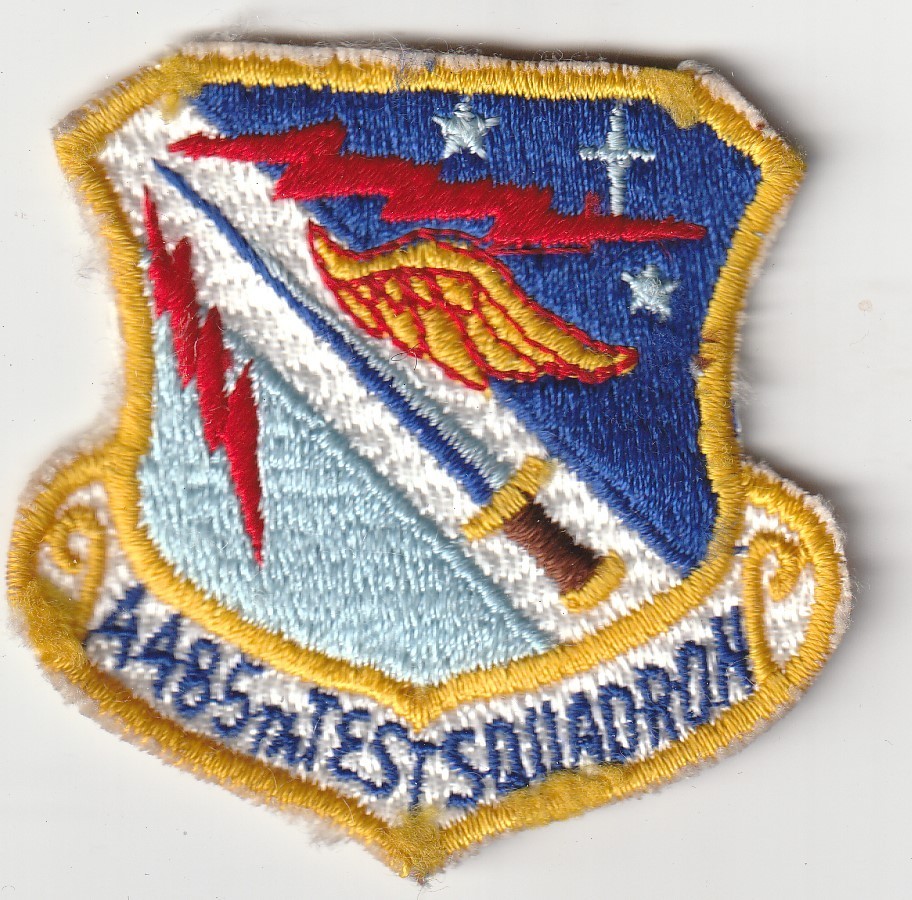 USAF Air Force 4485th Test Squadron Eglin AFB Florida patch
