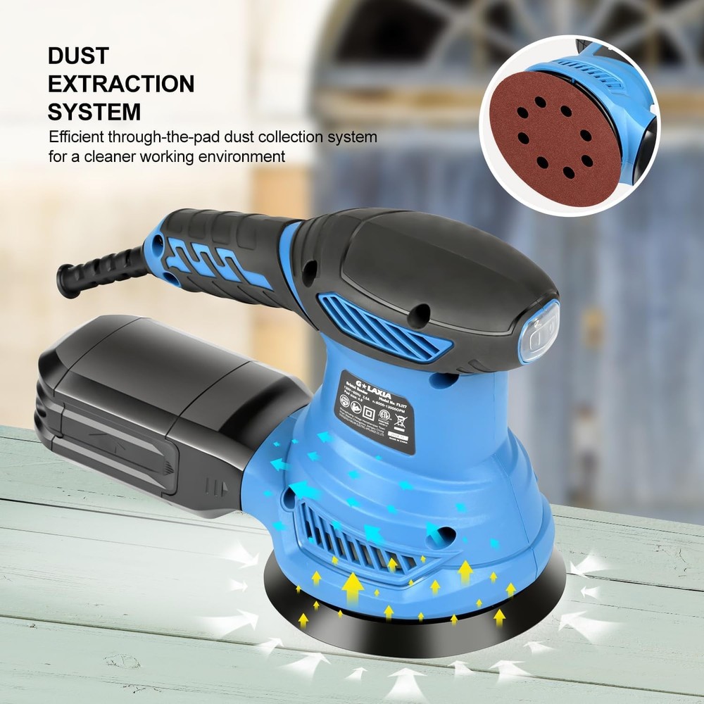 New Electric Drywall Sander Adjustable Variable Speed With Sanding Pad