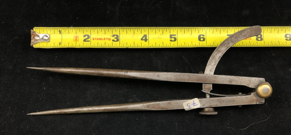 Vintage Sargent & Co. 8" Wing Divider - Compass Caliper Divider-