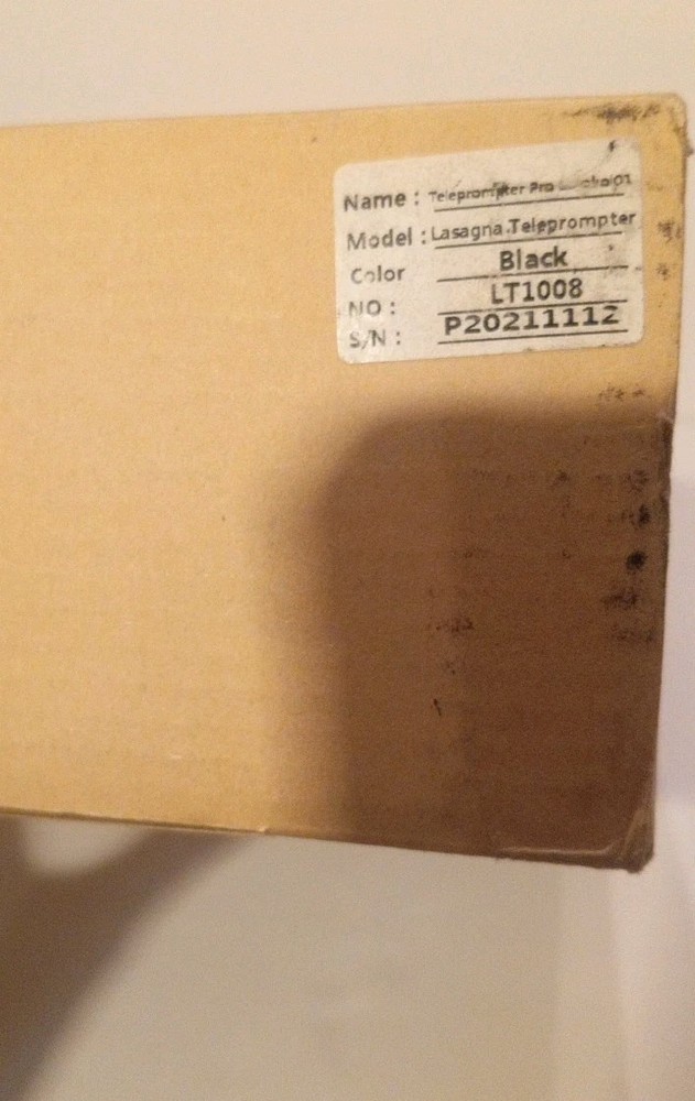 DSLR Smartphone Teleprompter Kit w/ Case Phone Tablet Video Script Reader